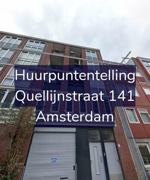 Foto gevel Huurpuntentelling voor Quellijnstraat 141, Amsterdam