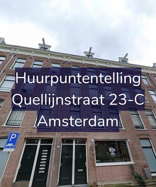 Foto gevel Huurpuntentelling voor Quellijnstraat 23-C, Amsterdam