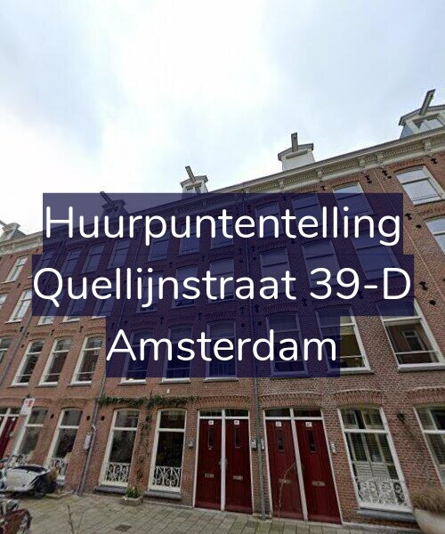 Foto gevel Huurpuntentelling voor Quellijnstraat 39-D, Amsterdam