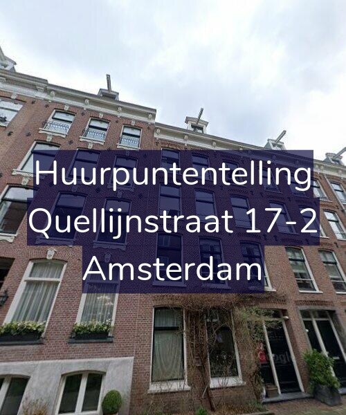 Foto gevel Huurpuntentelling voor Quellijnstraat 17-2, Amsterdam