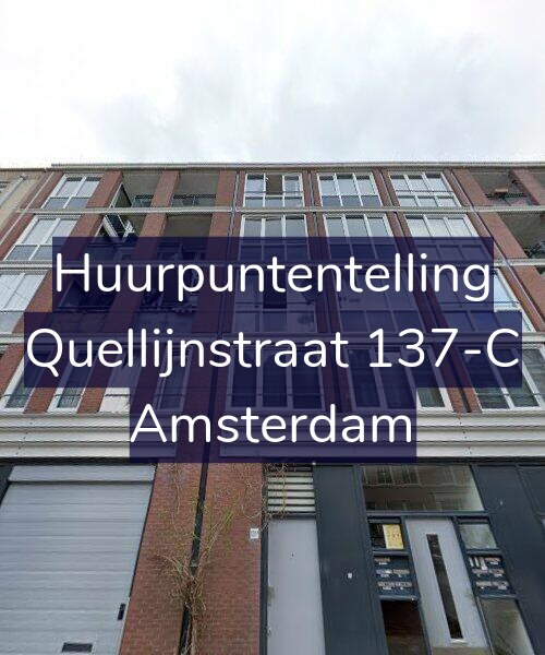 Foto gevel Huurpuntentelling voor Quellijnstraat 137-C, Amsterdam