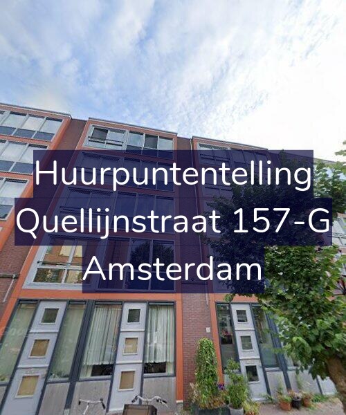 Foto gevel Huurpuntentelling voor Quellijnstraat 157-G, Amsterdam