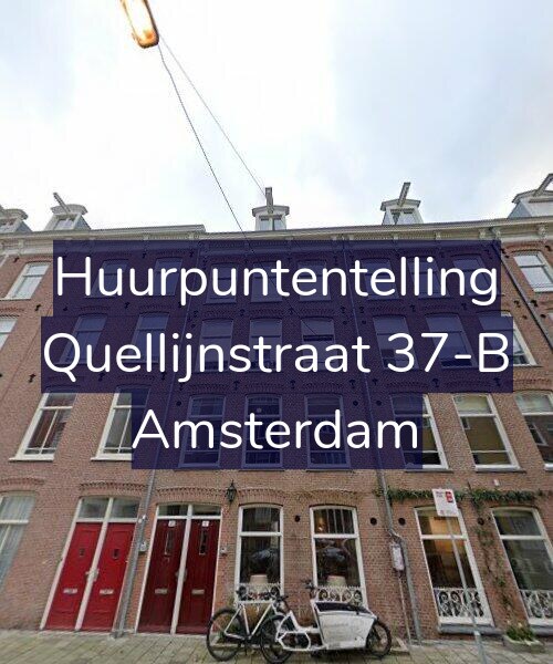 Foto gevel Huurpuntentelling voor Quellijnstraat 37-B, Amsterdam