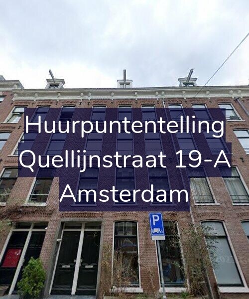 Foto gevel Huurpuntentelling voor Quellijnstraat 19-A, Amsterdam
