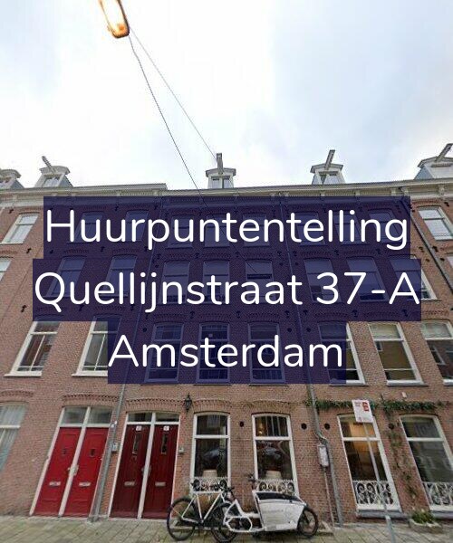 Foto gevel Huurpuntentelling voor Quellijnstraat 37-A, Amsterdam