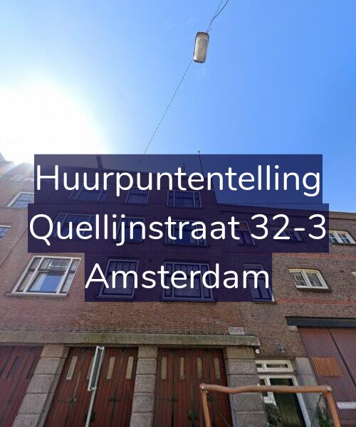 Foto gevel Huurpuntentelling voor Quellijnstraat 32-3, Amsterdam