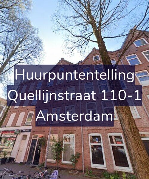 Foto gevel Huurpuntentelling voor Quellijnstraat 110-1, Amsterdam
