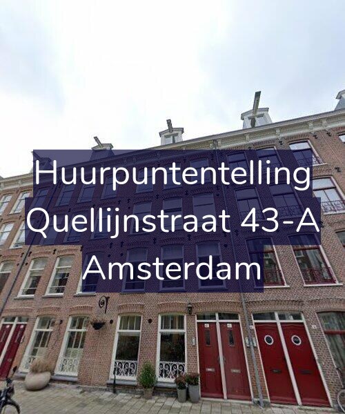 Foto gevel Huurpuntentelling voor Quellijnstraat 43-A, Amsterdam