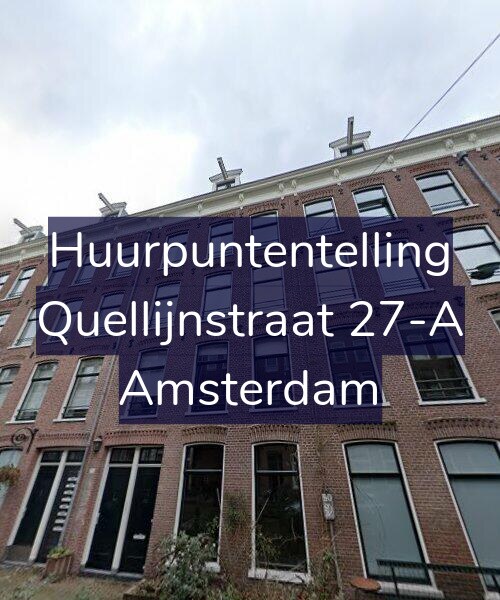 Foto gevel Huurpuntentelling voor Quellijnstraat 27-A, Amsterdam