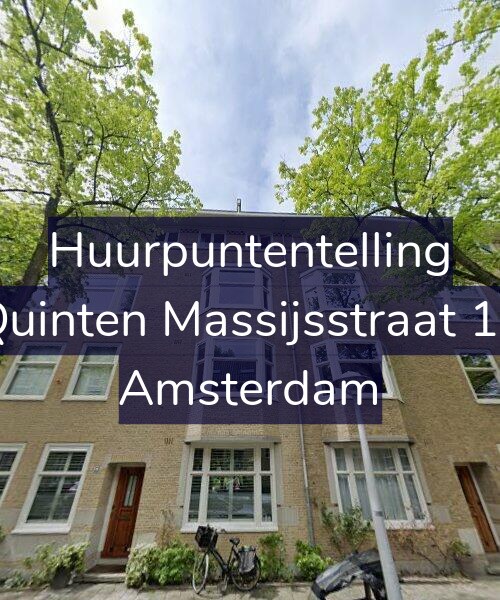 Foto gevel Huurpuntentelling voor Quinten Massijsstraat 12, Amsterdam