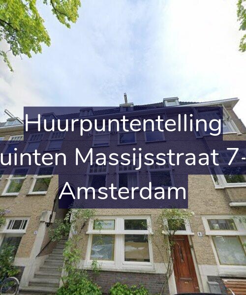 Foto gevel Huurpuntentelling voor Quinten Massijsstraat 7-1, Amsterdam