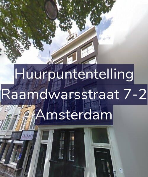 Foto gevel Huurpuntentelling voor Raamdwarsstraat 7-2, Amsterdam