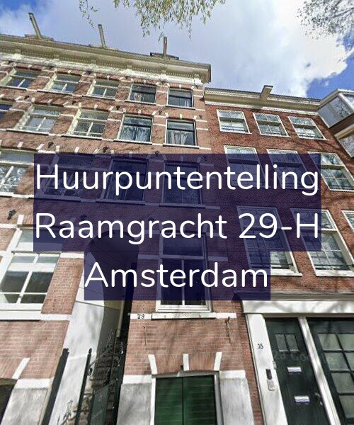 Foto gevel Huurpuntentelling voor Raamgracht 29-H, Amsterdam