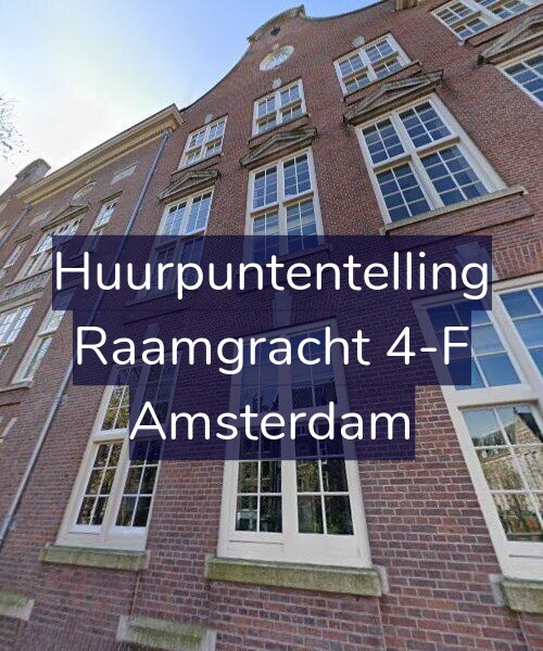 Foto gevel Huurpuntentelling voor Raamgracht 4-F, Amsterdam