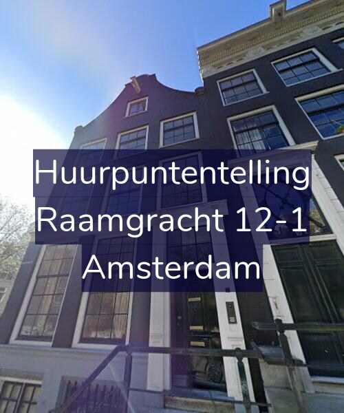 Foto gevel Huurpuntentelling voor Raamgracht 12-1, Amsterdam