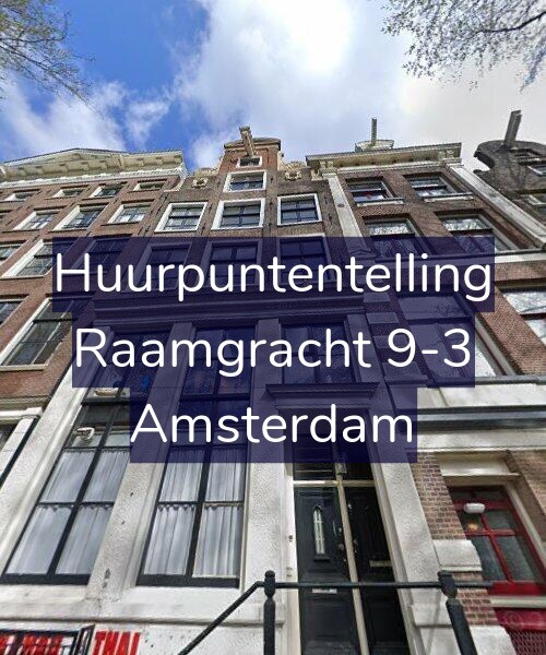 Foto gevel Huurpuntentelling voor Raamgracht 9-3, Amsterdam