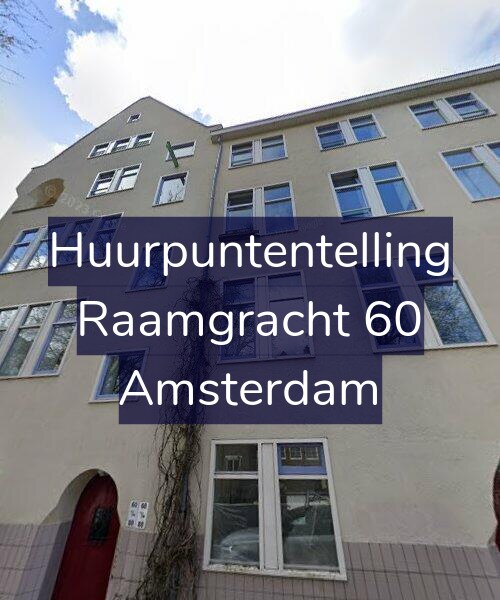 Foto gevel Huurpuntentelling voor Raamgracht 60, Amsterdam