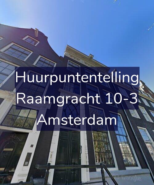 Foto gevel Huurpuntentelling voor Raamgracht 10-3, Amsterdam
