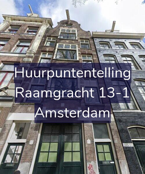 Foto gevel Huurpuntentelling voor Raamgracht 13-1, Amsterdam
