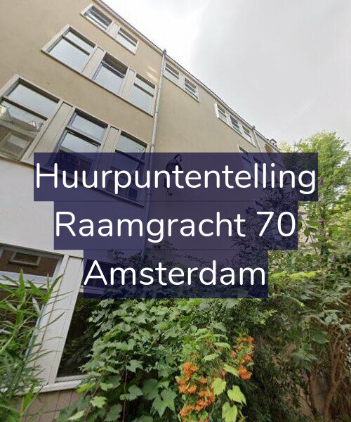 Foto gevel Huurpuntentelling voor Raamgracht 70, Amsterdam