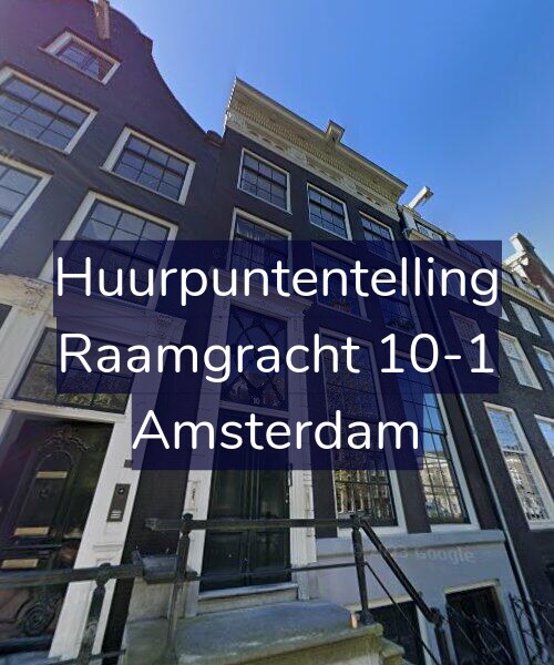 Foto gevel Huurpuntentelling voor Raamgracht 10-1, Amsterdam