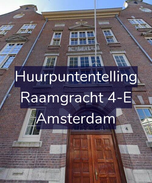 Foto gevel Huurpuntentelling voor Raamgracht 4-E, Amsterdam