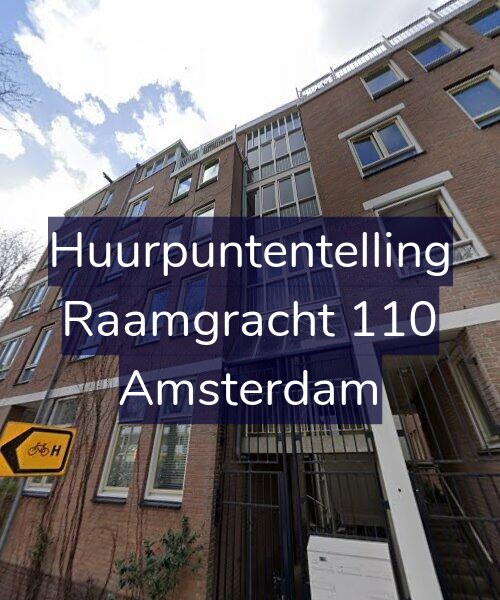 Foto gevel Huurpuntentelling voor Raamgracht 110, Amsterdam