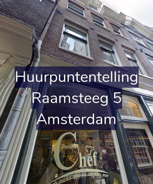 Foto gevel Huurpuntentelling voor Raamsteeg 5, Amsterdam