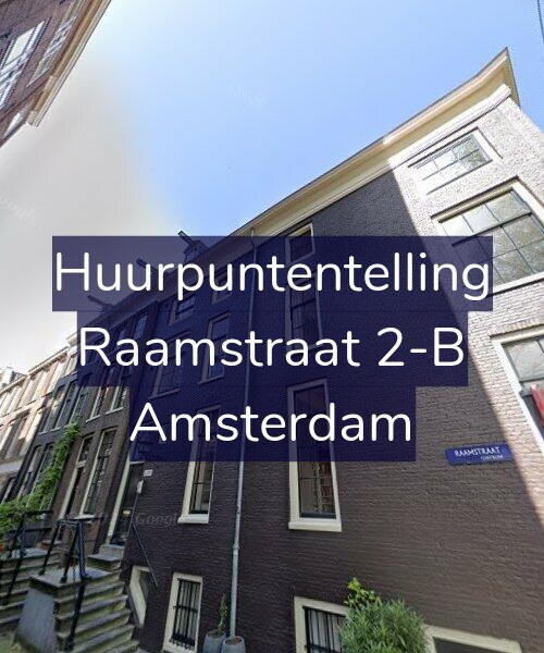 Foto gevel Huurpuntentelling voor Raamstraat 2-B, Amsterdam