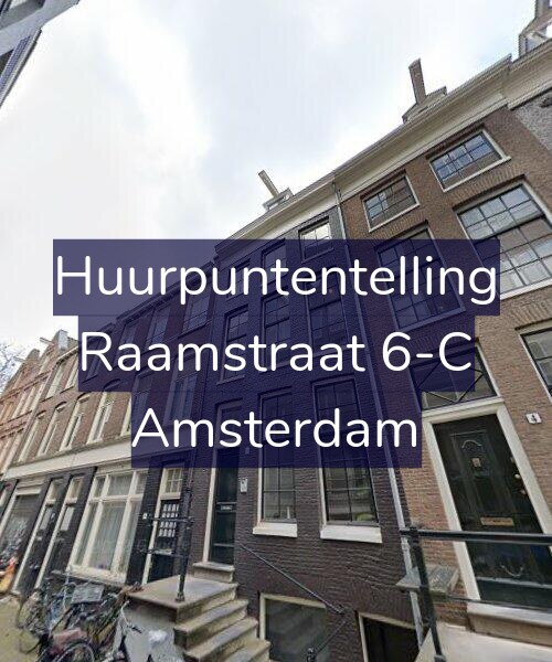 Foto gevel Huurpuntentelling voor Raamstraat 6-C, Amsterdam