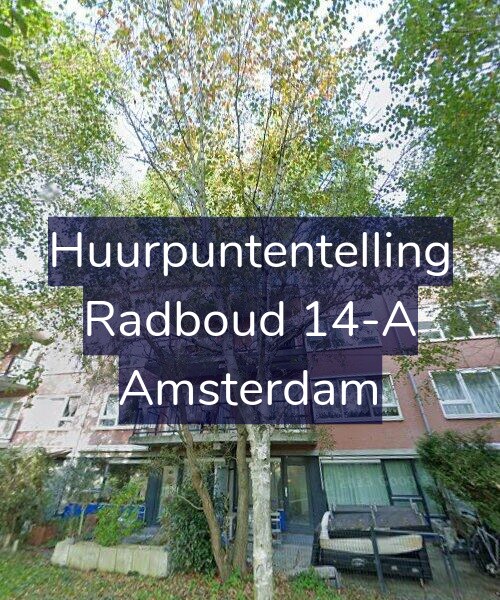 Foto gevel Huurpuntentelling voor Radboud 14-A, Amsterdam