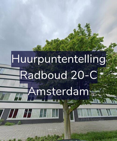 Foto gevel Huurpuntentelling voor Radboud 20-C, Amsterdam