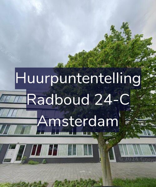 Foto gevel Huurpuntentelling voor Radboud 24-C, Amsterdam