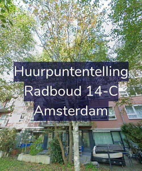 Foto gevel Huurpuntentelling voor Radboud 14-C, Amsterdam