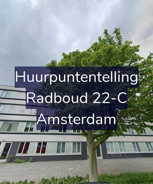 Foto gevel Huurpuntentelling voor Radboud 22-C, Amsterdam