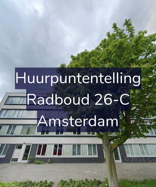 Foto gevel Huurpuntentelling voor Radboud 26-C, Amsterdam