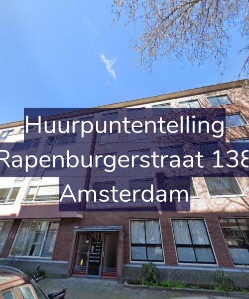 Foto gevel Huurpuntentelling voor Rapenburgerstraat 138, Amsterdam