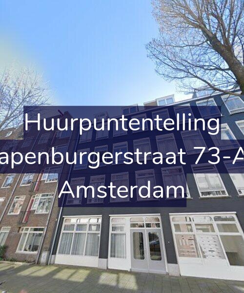 Foto gevel Huurpuntentelling voor Rapenburgerstraat 73-A1, Amsterdam