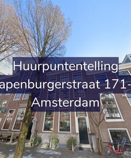 Foto gevel Huurpuntentelling voor Rapenburgerstraat 171-B, Amsterdam