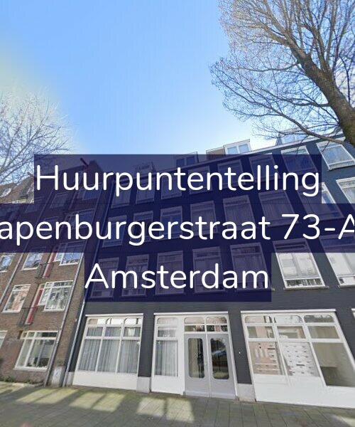 Foto gevel Huurpuntentelling voor Rapenburgerstraat 73-A2, Amsterdam