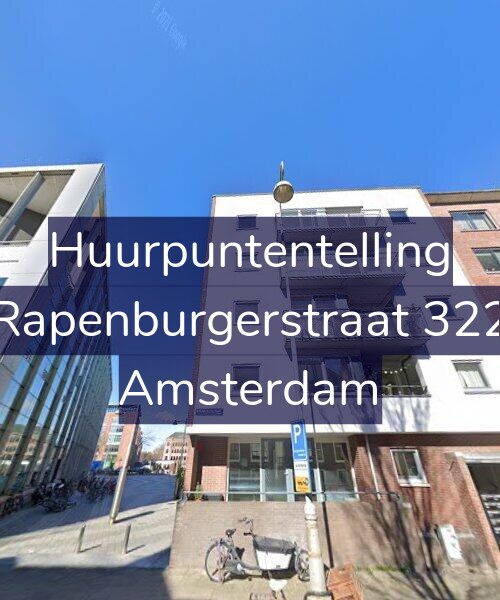 Foto gevel Huurpuntentelling voor Rapenburgerstraat 322, Amsterdam