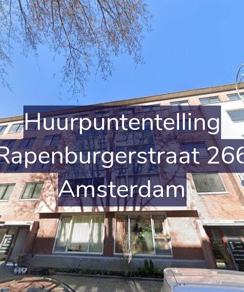 Foto gevel Huurpuntentelling voor Rapenburgerstraat 266, Amsterdam