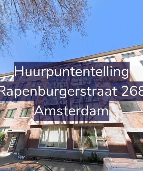 Foto gevel Huurpuntentelling voor Rapenburgerstraat 268, Amsterdam