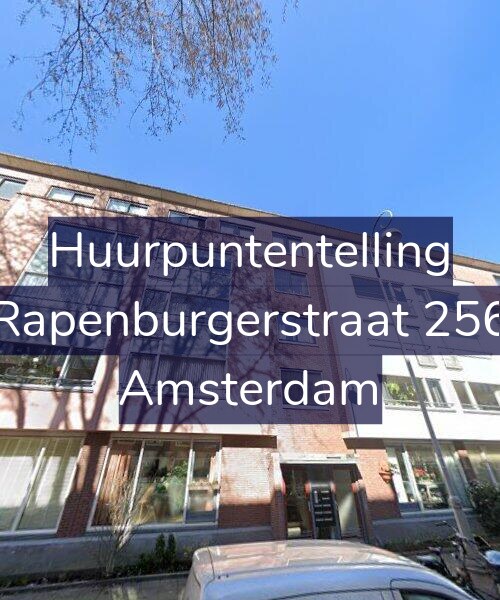 Foto gevel Huurpuntentelling voor Rapenburgerstraat 256, Amsterdam