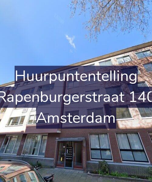 Foto gevel Huurpuntentelling voor Rapenburgerstraat 140, Amsterdam