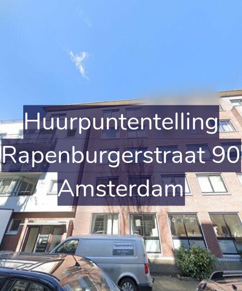 Foto gevel Huurpuntentelling voor Rapenburgerstraat 90, Amsterdam