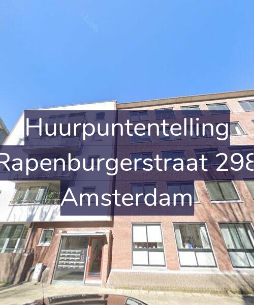 Foto gevel Huurpuntentelling voor Rapenburgerstraat 298, Amsterdam