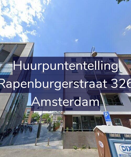 Foto gevel Huurpuntentelling voor Rapenburgerstraat 326, Amsterdam