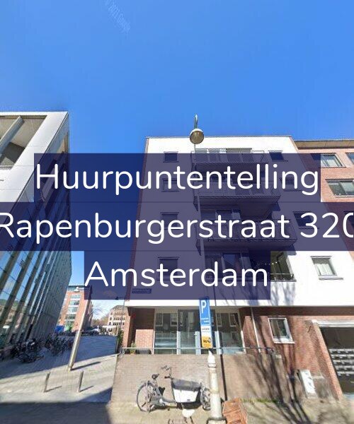 Foto gevel Huurpuntentelling voor Rapenburgerstraat 320, Amsterdam