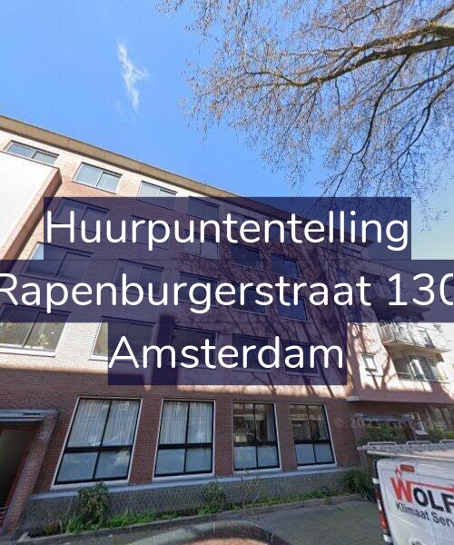 Foto gevel Huurpuntentelling voor Rapenburgerstraat 130, Amsterdam